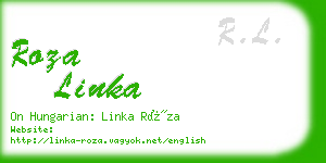 roza linka business card